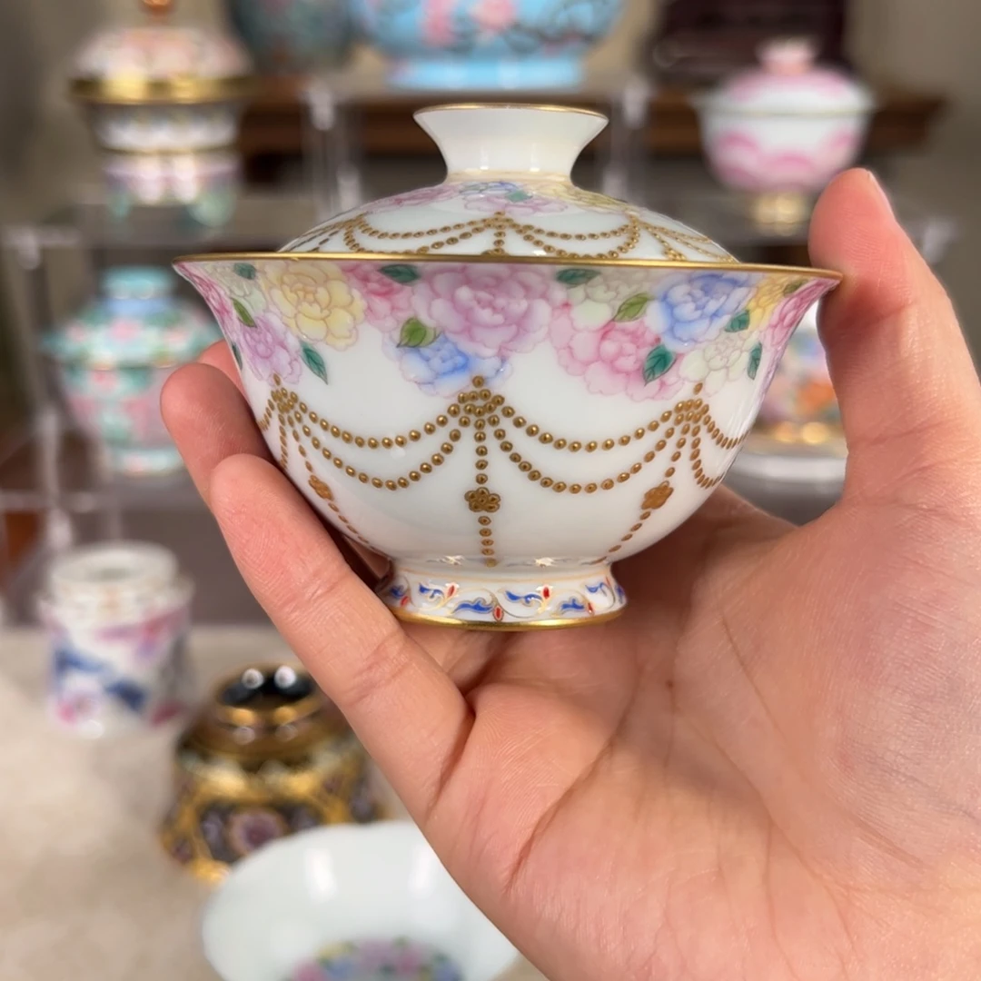 纯手工手绘 高端茶器