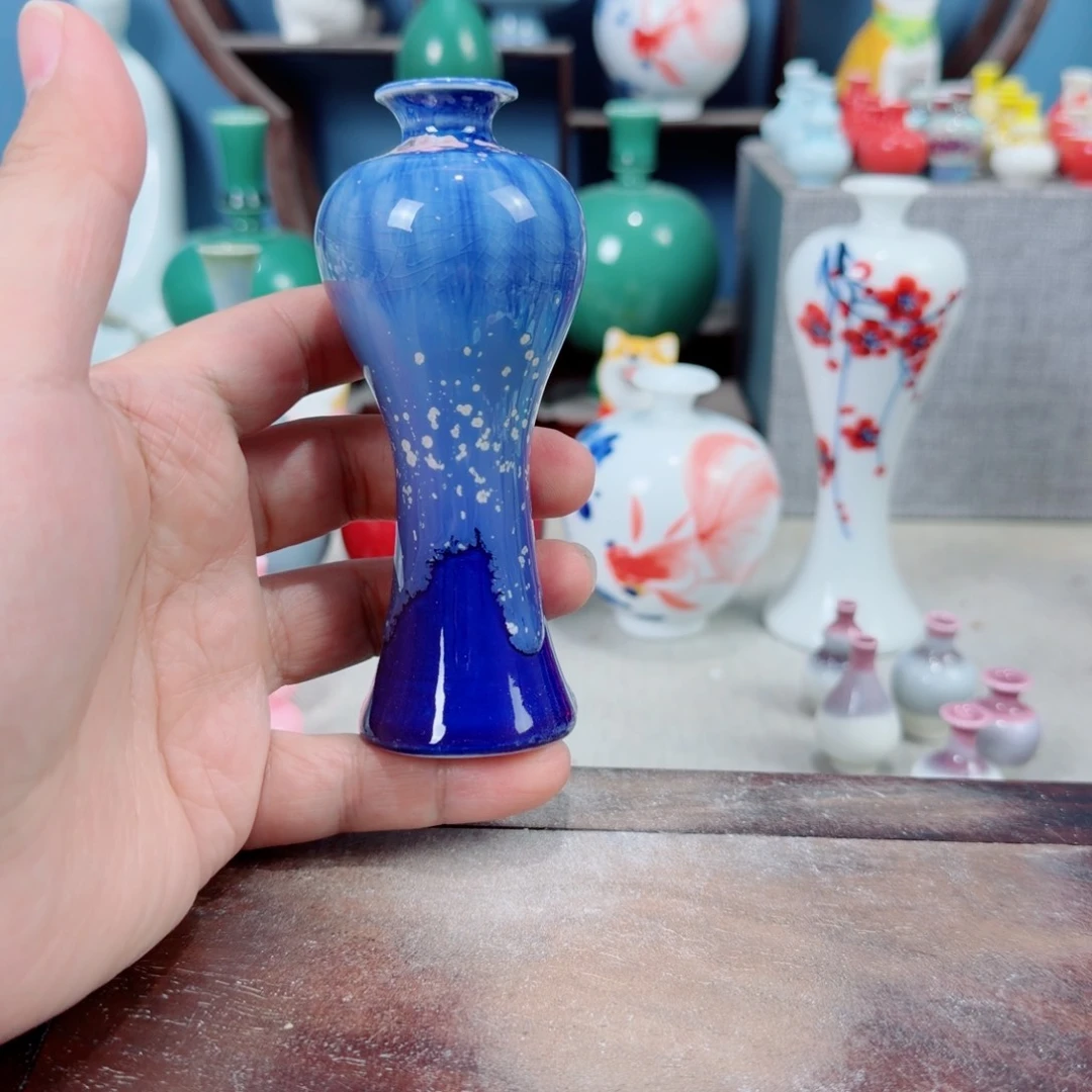 陶瓷手工小花器摆件