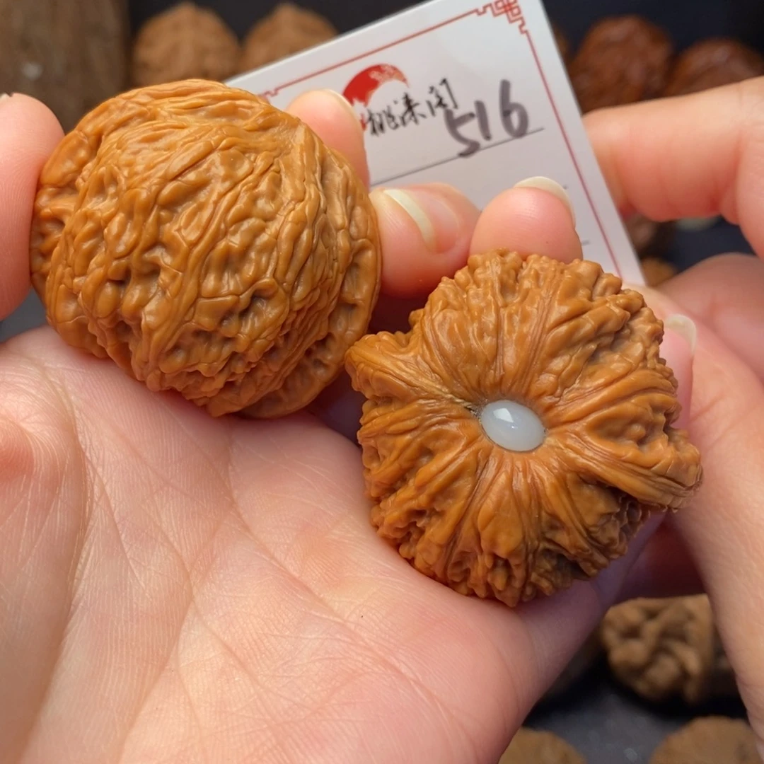 把件文玩核桃43全品绣球516hao
