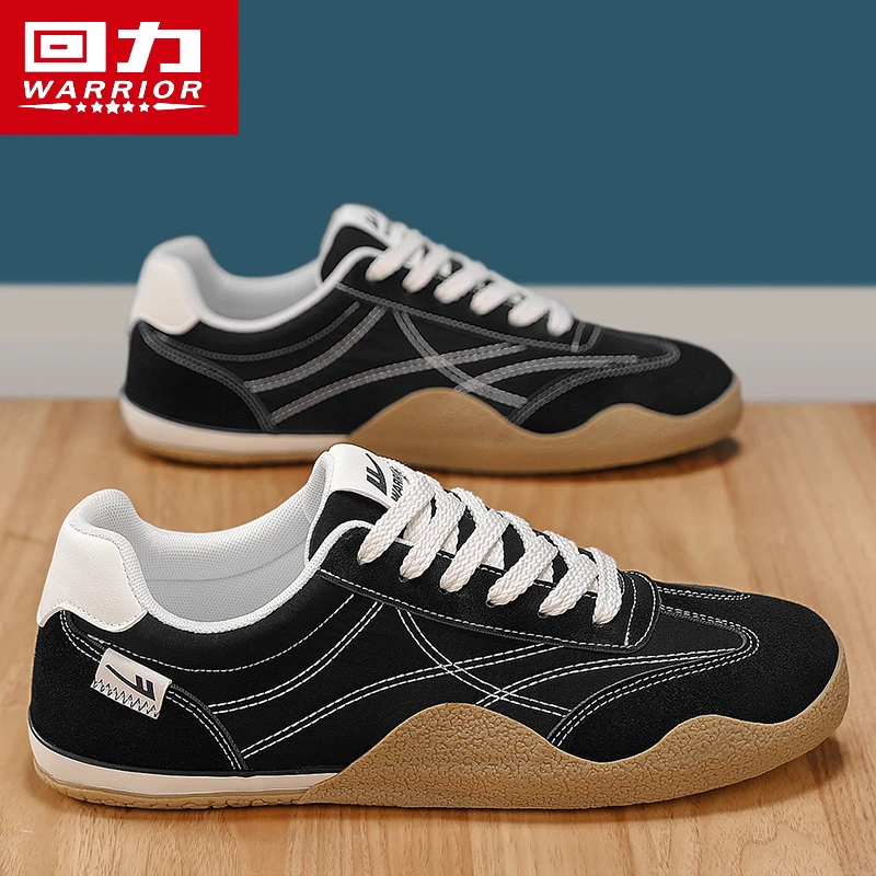 回力男鞋夏季透气黑色百搭德训板鞋男士软底轻便耐磨防滑休闲潮鞋