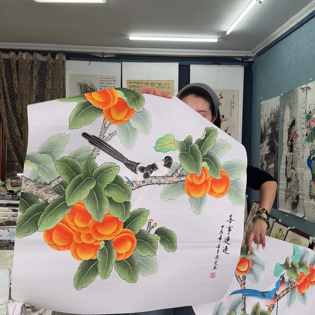 纯手绘国画作品欣赏