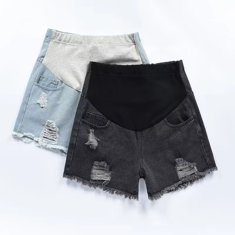 孕妇短裤夏款外穿裤子小个子孕妇裤牛仔短裤夏季薄款打底裤春夏装