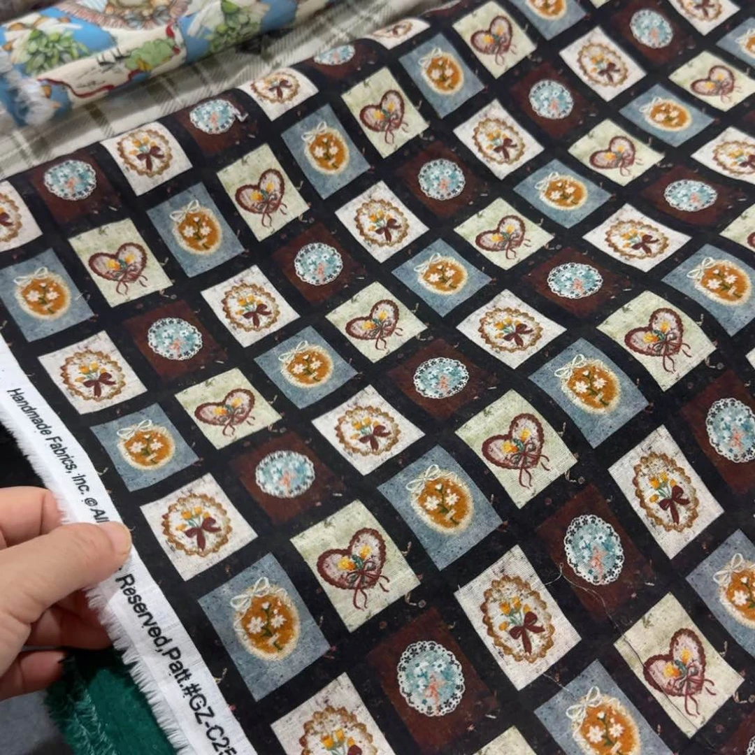 福袋纯棉格子双层纱1米价X1.67米宽E