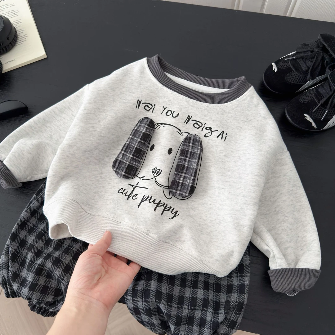 男童套装秋新款洋气男宝宝幼儿童秋季