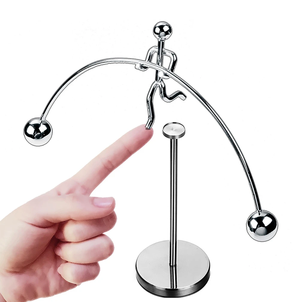 牛顿摆球科技感物理永动机不停创意混沌摆件桌面永动仪平衡鸟礼物