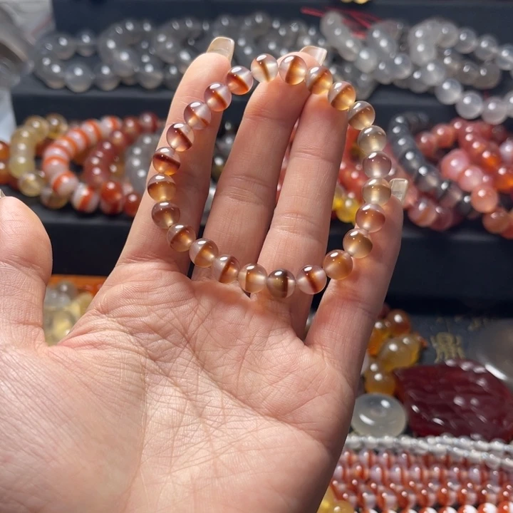 玛瑙/玉髓未镶嵌手链