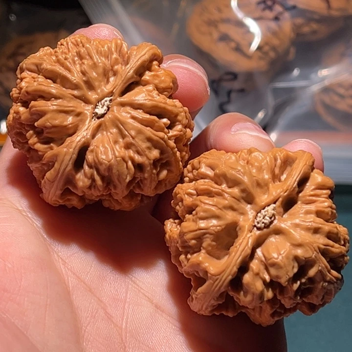 白***易把件文玩核桃41筋