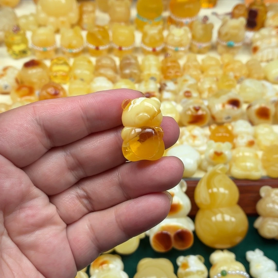 琥珀未镶嵌裸石蜜蜡