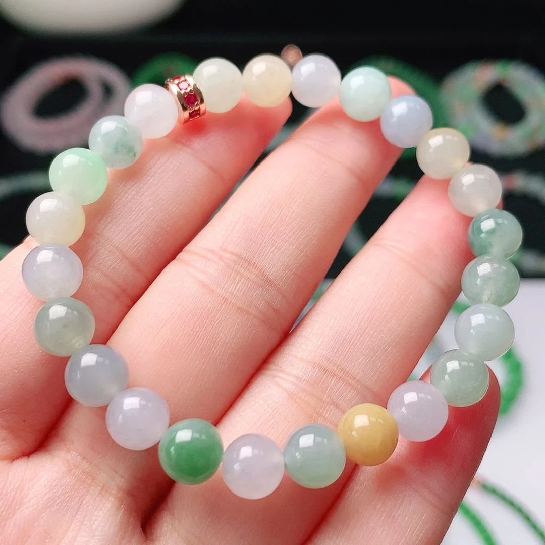 未镶嵌手链翡翠翡翠