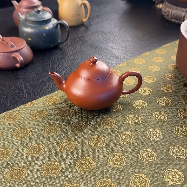 茶壶紫砂感*朱泥梨形容量135cc