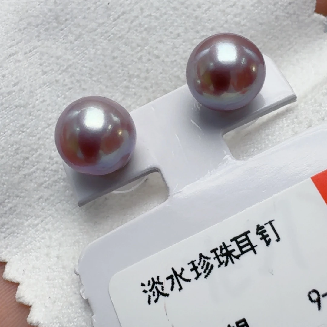 淡水珍珠耳饰银S925镶嵌@@tt018