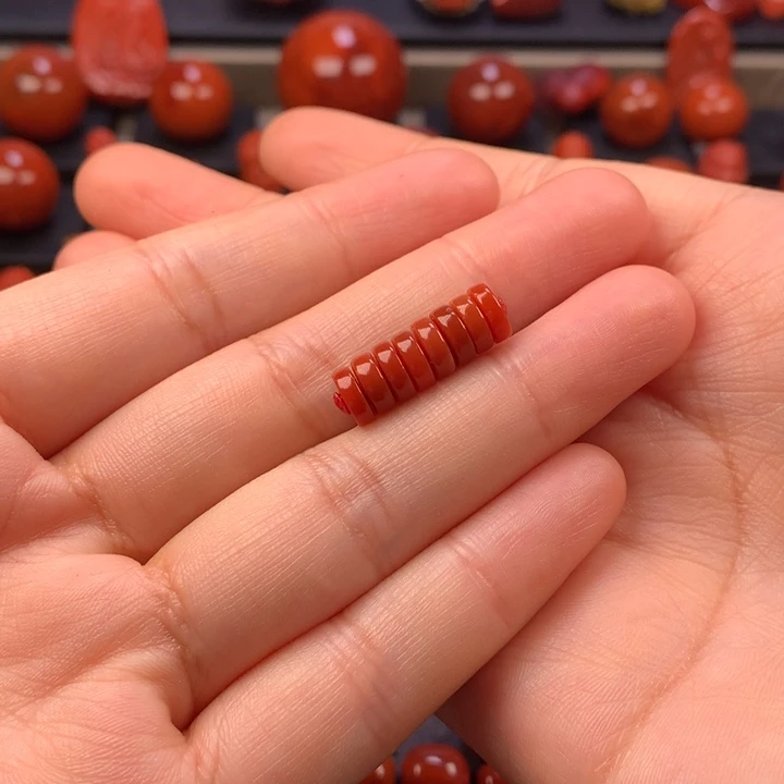 南红玛瑙未镶嵌隔片6.9MM