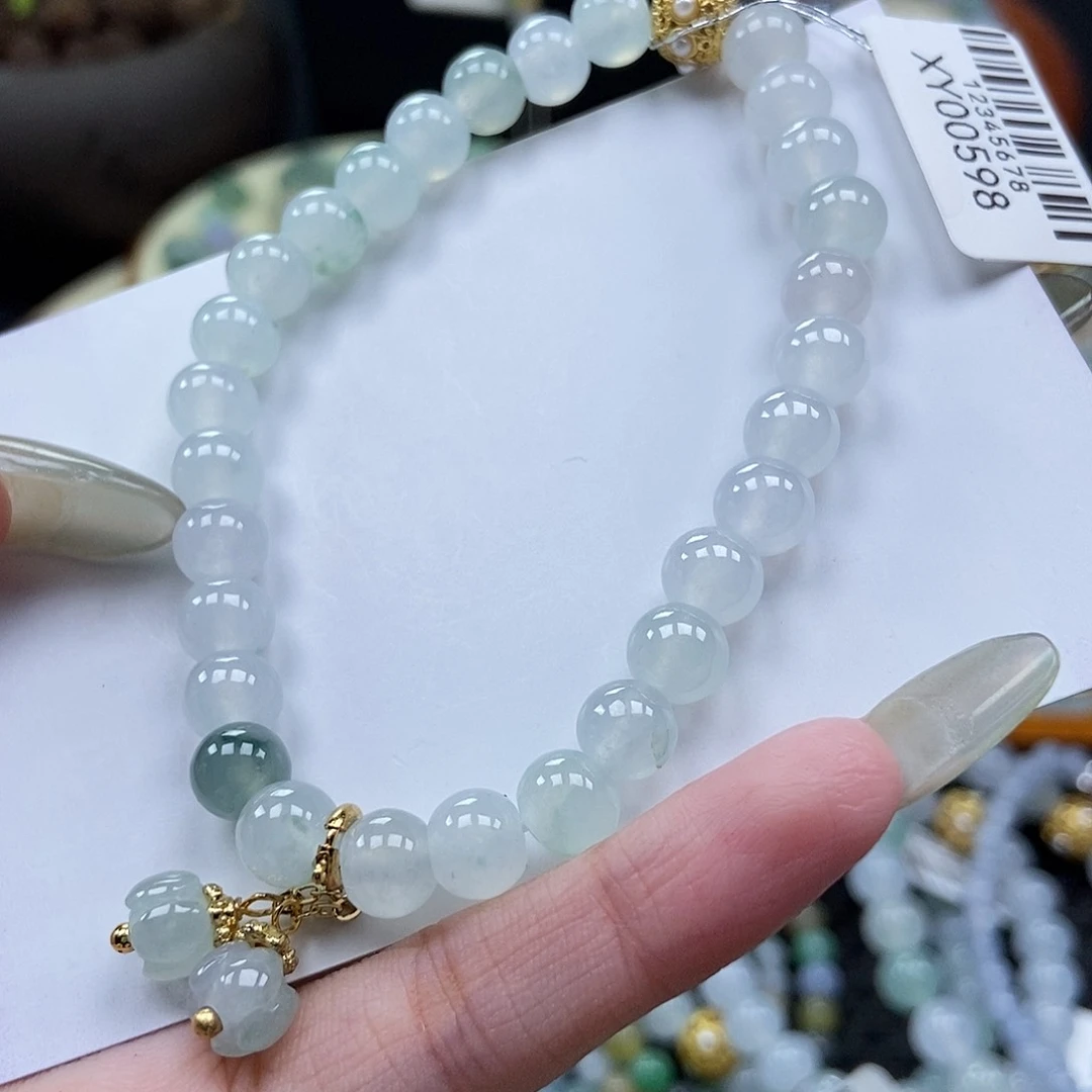 未镶嵌挂件翡翠珠链