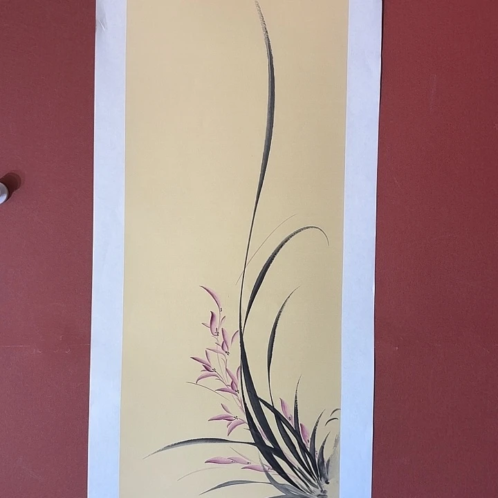国画听兰老师花鸟