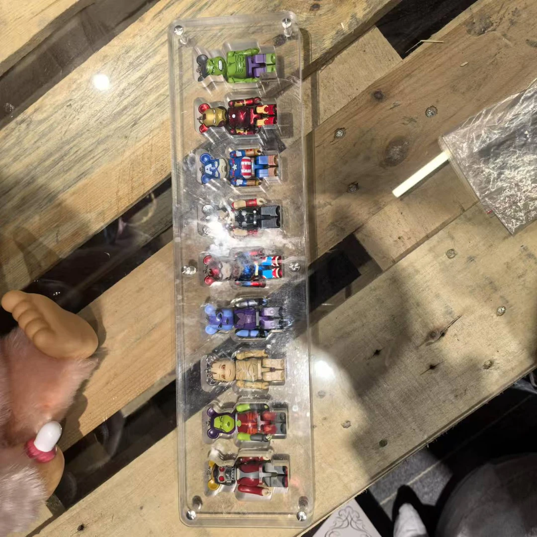 【山哥st】bearbrick 漫威 100%亚克力套装 9个一套