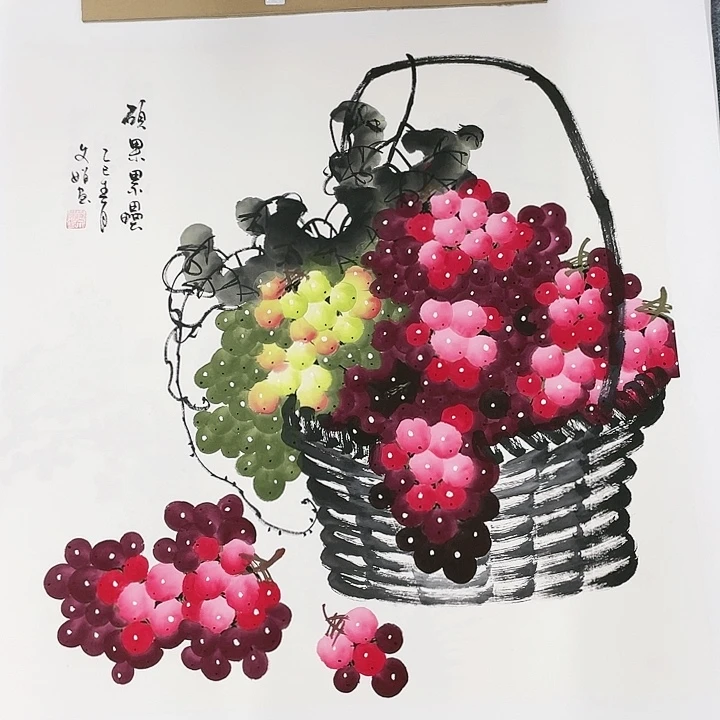 国画纯手绘国画作品