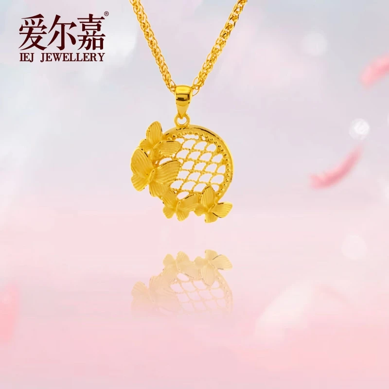 【十年金店】投资金足金999蝶恋花新款复古国风合集百搭精致轻奢