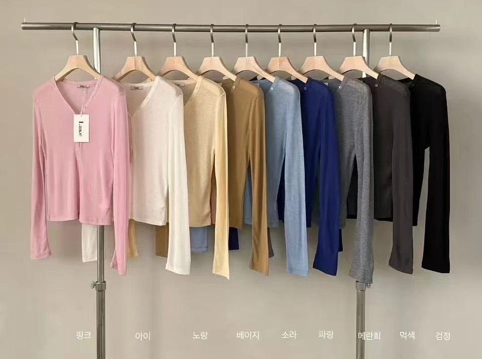 泡菜柔软丝滑套头防嗮衫FS-3403