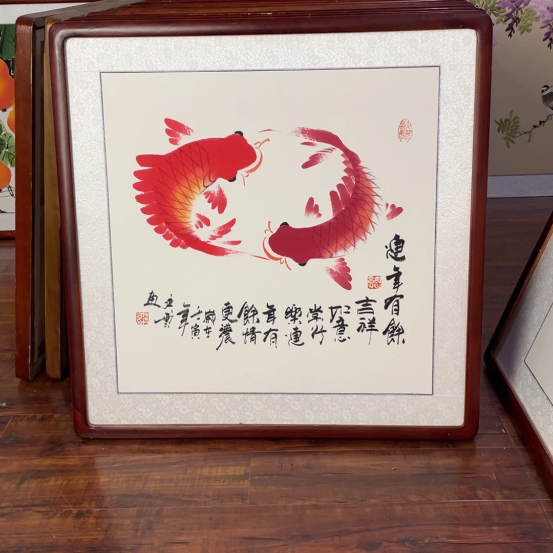 国画带框尺寸63*63厘米