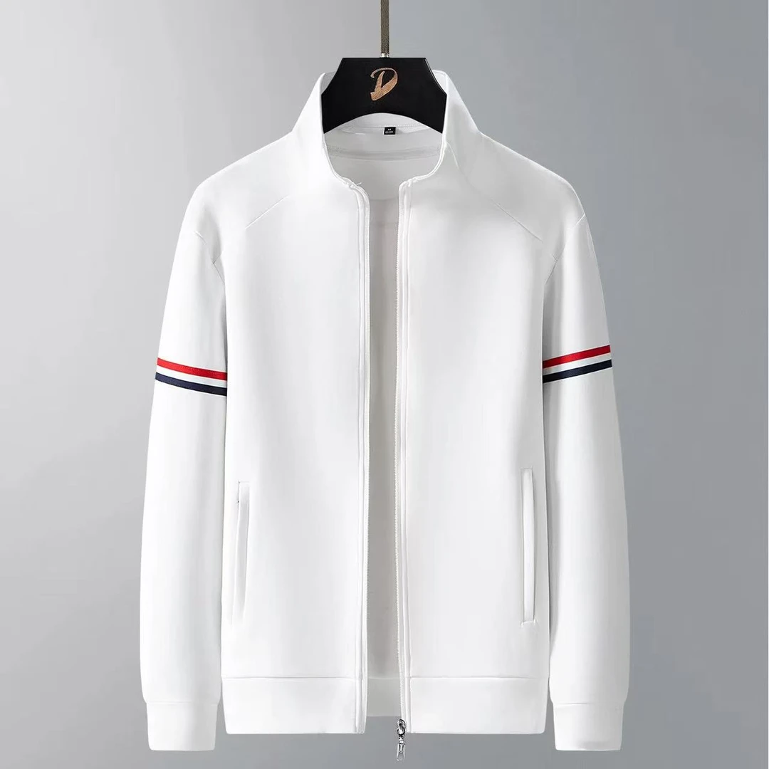秋季潮牌百搭高级感设计立领棒球服卫衣外套