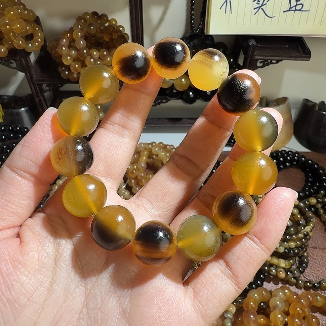 晓***明驴蹄子1.6半山半水手串