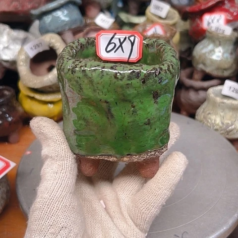 粗陶花盆手工花盆制作