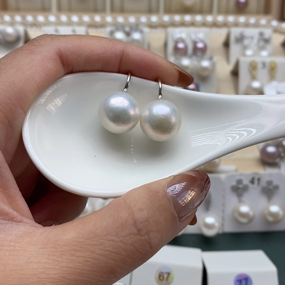 淡水珍珠银S925镶嵌颈饰