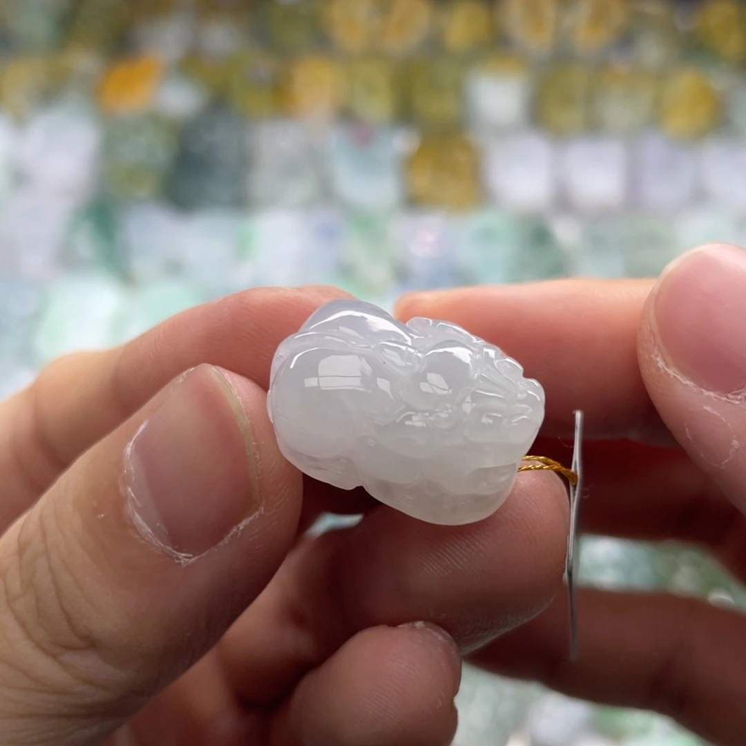 大***瀚翡翠未镶嵌颈饰貔貅
