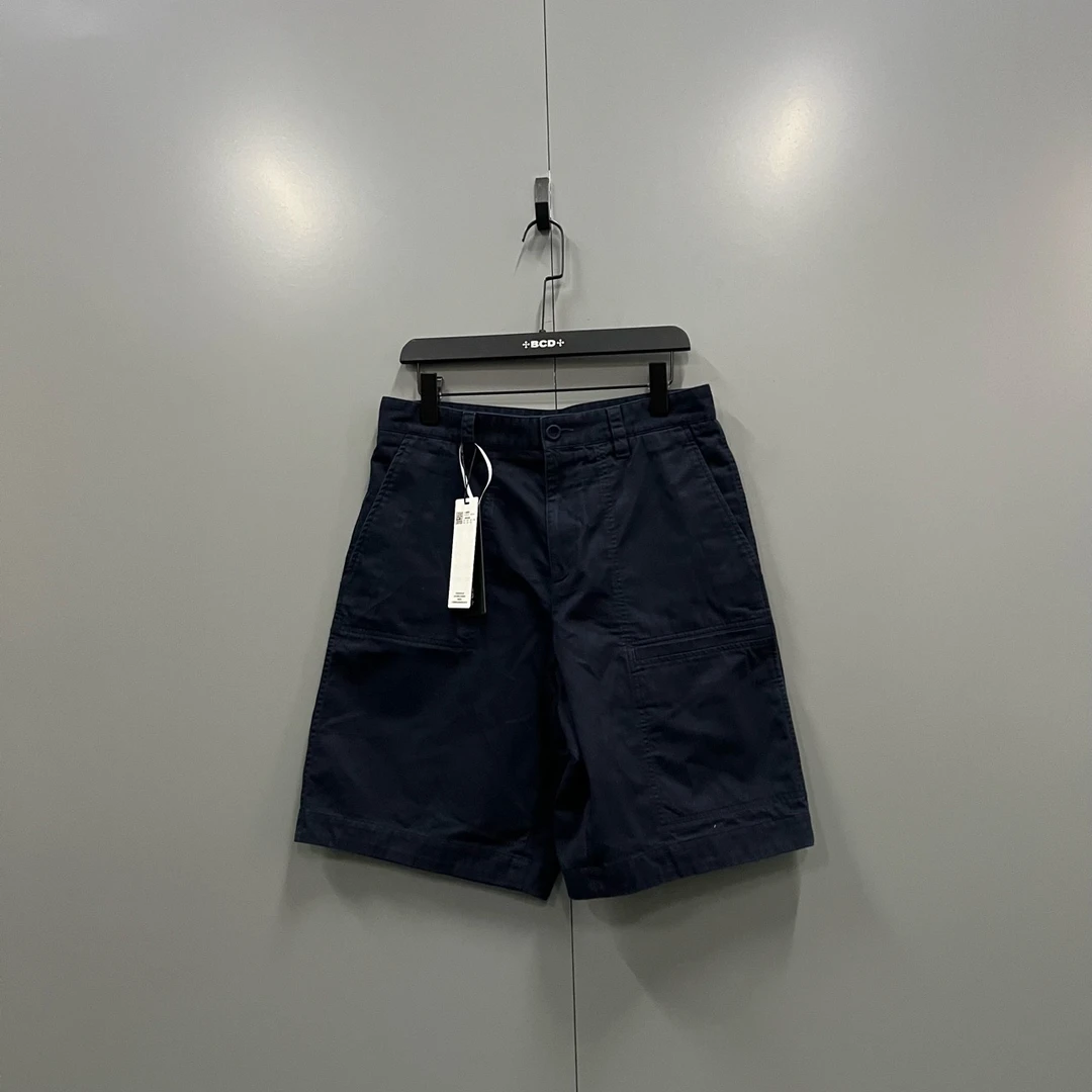 99新 DIOR/迪奥 h87 Tears 联名 藏青色工装短裤 46码 013369