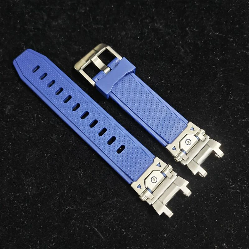 适配卡西欧MTG-B1000/G1000硅胶表带G-SHOCK钢铁之心mtgb1000表带