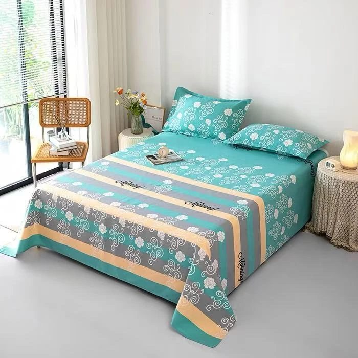 加厚老粗布软凉席三件套四季可用防滑透气亲肤柔软可机洗床单套件