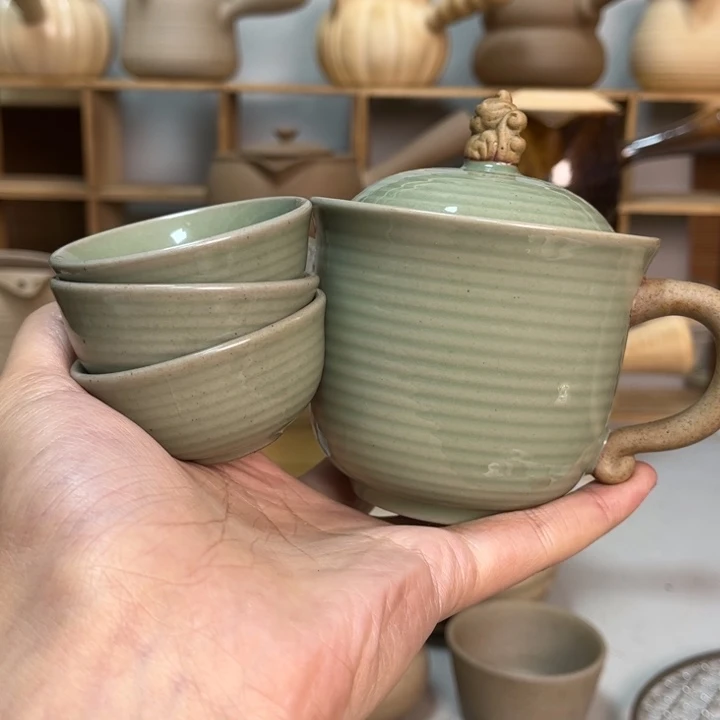 壶老段烧陶瓷茶器