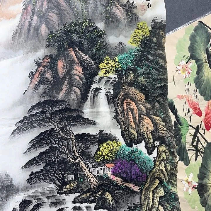 国画无毛和被绒毛或