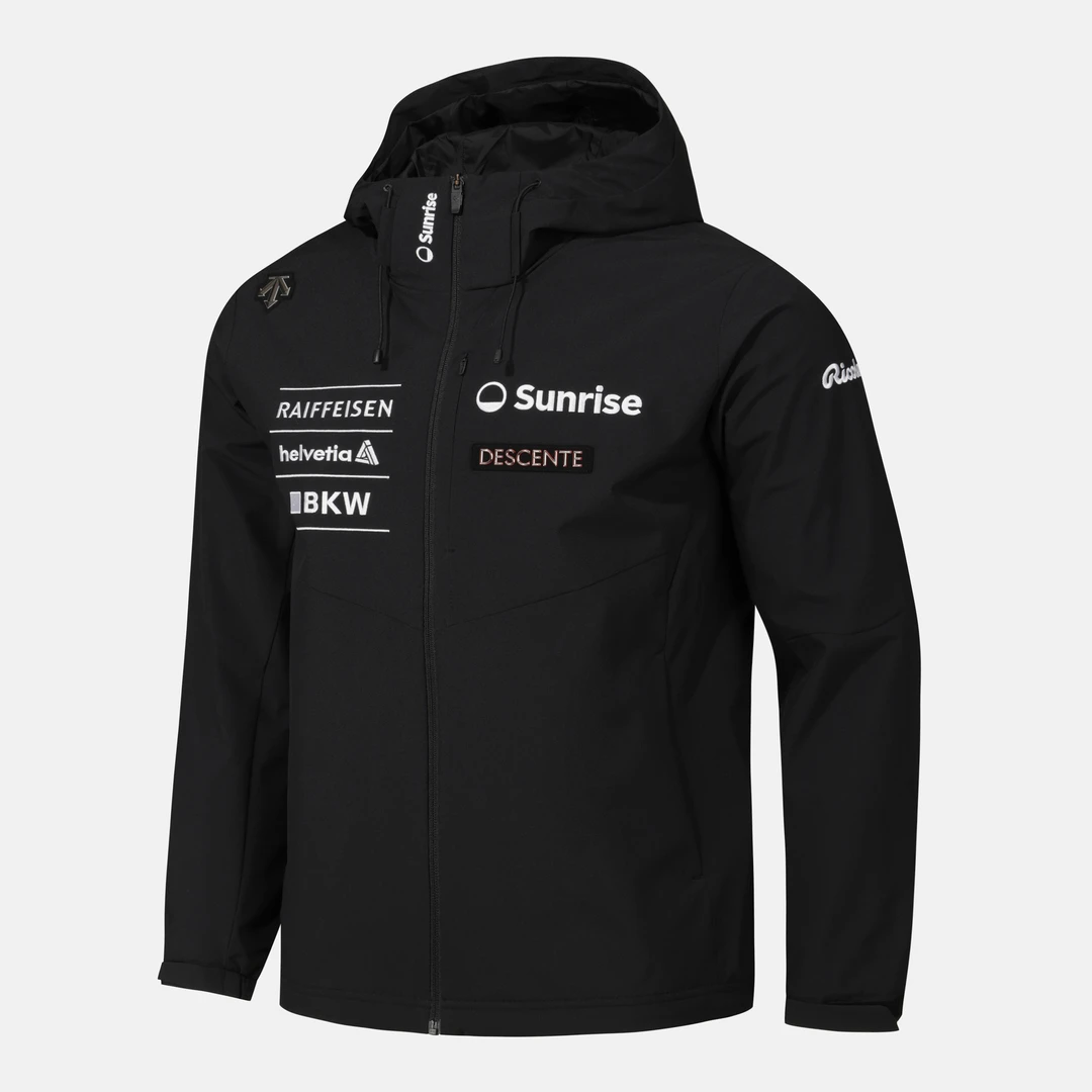 DESCENTE/迪桑特奥迪联名连帽户外训练百搭冲锋衣SQ323SJK91