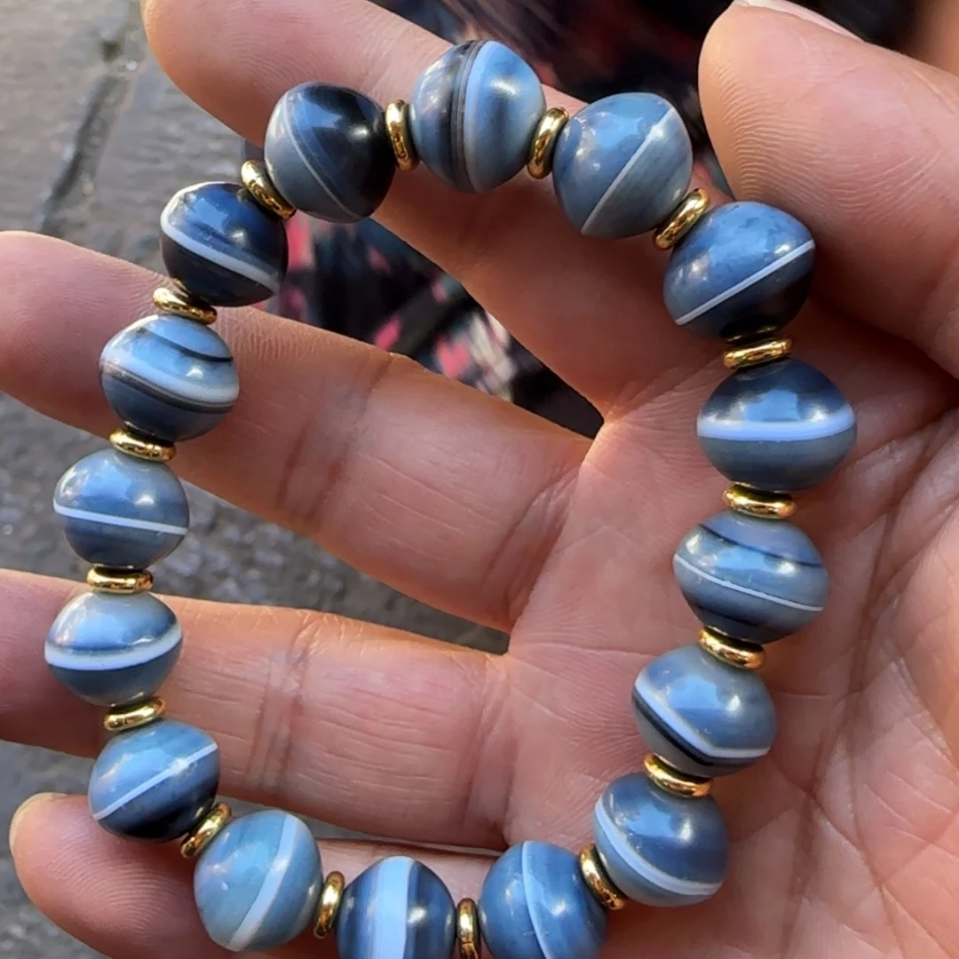 玛瑙/玉髓手链未镶嵌