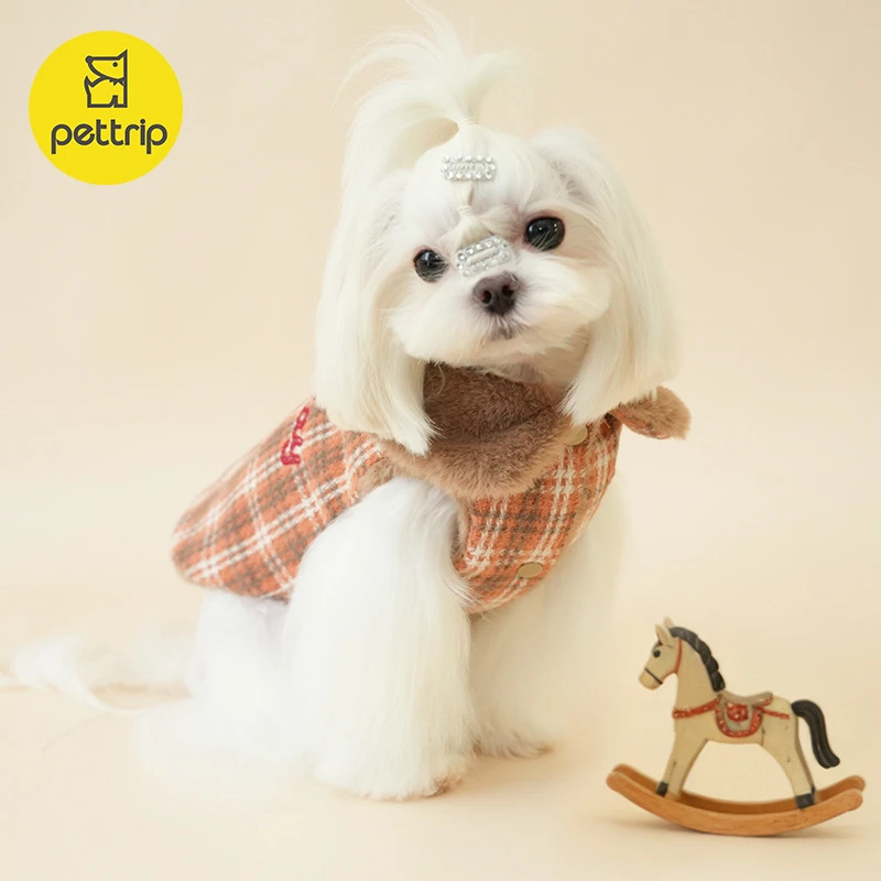贝途秋冬新款宠物棉马甲保暖狗衣服宠物衣服泰迪博美小型犬衣服