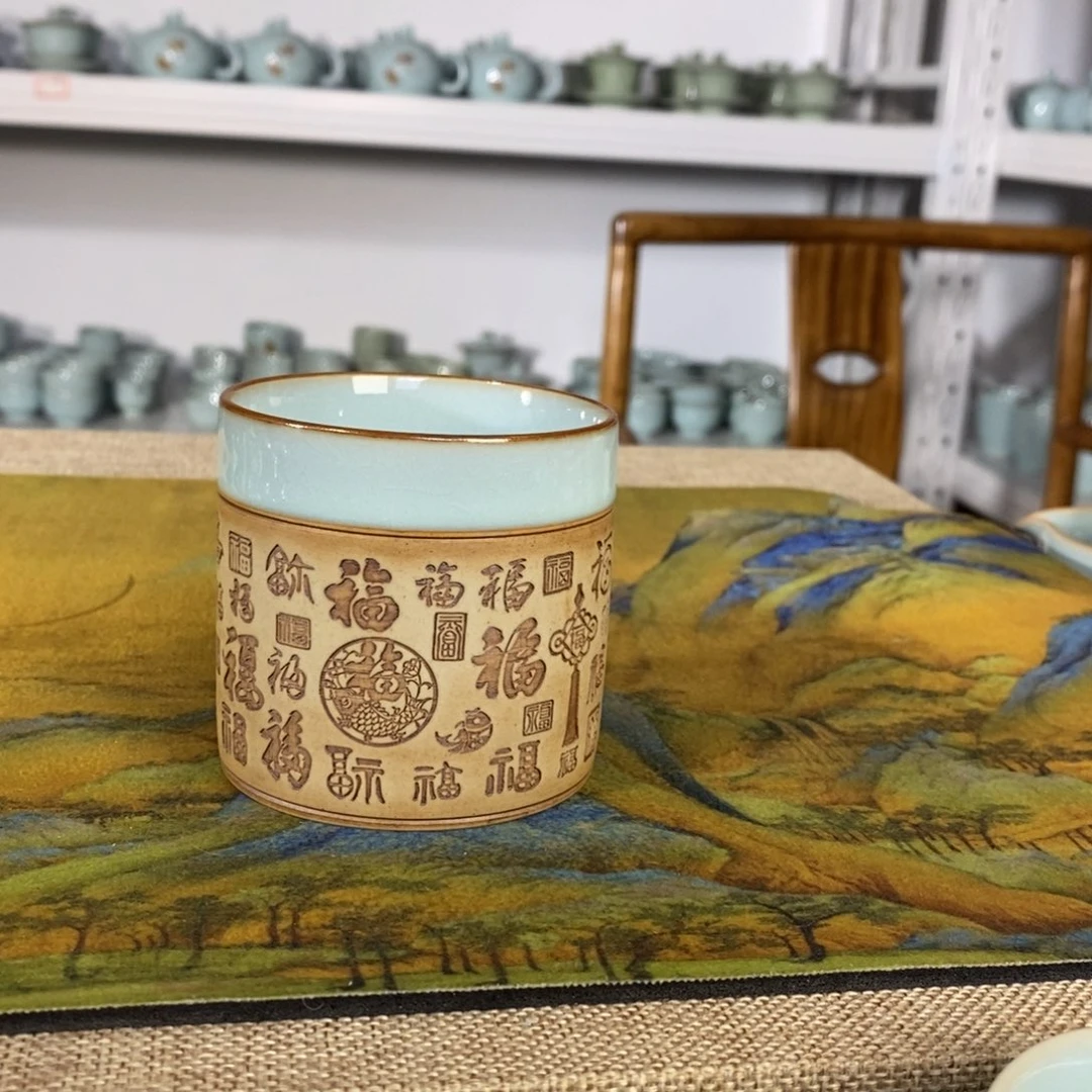 【闪购商品】风***岸天青百福杯，。。。。