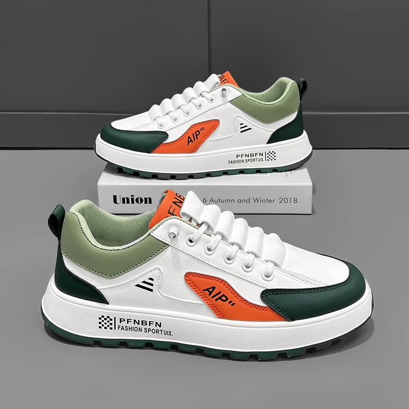 【设计师款】2025春夏新款男士时尚休闲鞋一脚蹬小白鞋潮流百搭板鞋