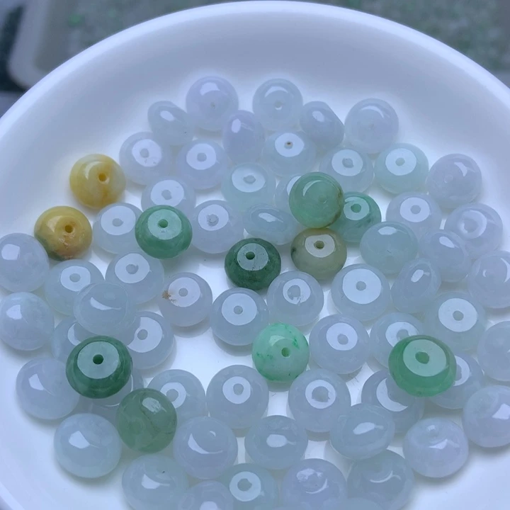 散珠翡翠卡5.5乘9.4冰谷珠10个