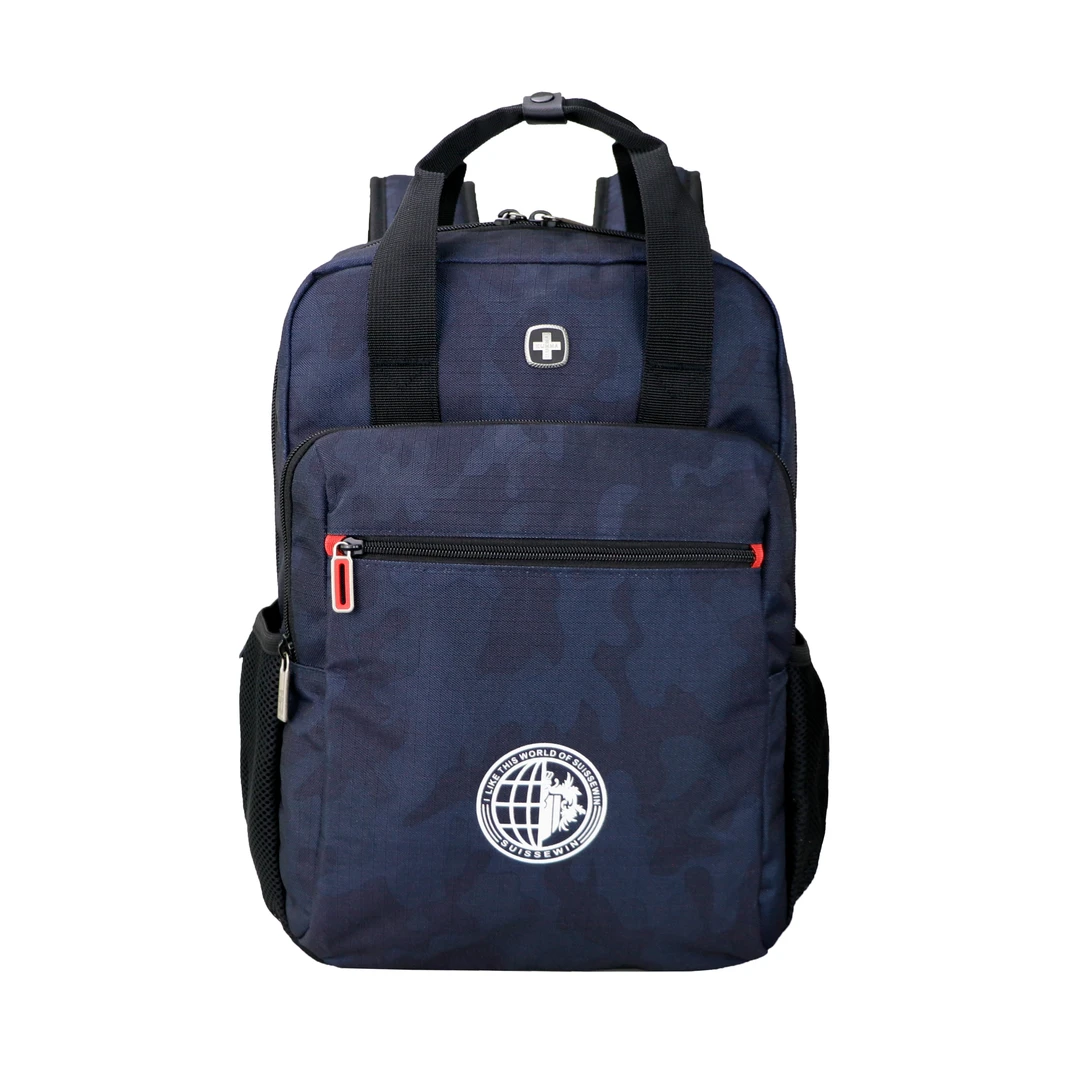 SUISSEWIN【国货】祥兴电脑包女包书包可手提防泼水双肩包SN9450