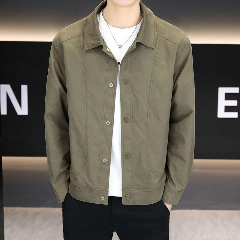 春秋新款夹克男士男装帅气百搭上衣轻熟风男士外套最新款2025爆款