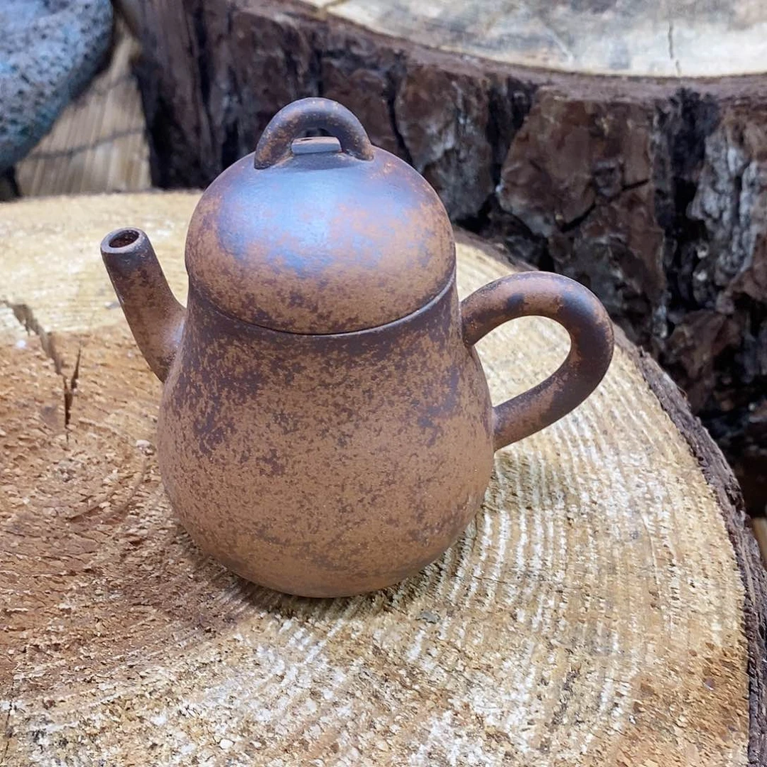 粗陶志野柴柴茶器