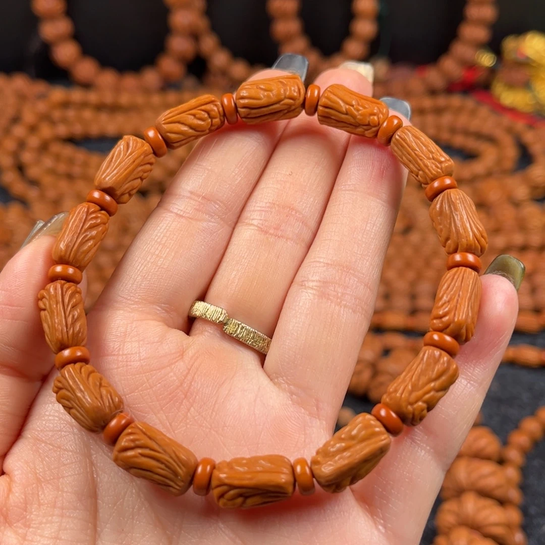 手串桃核A6链接手串