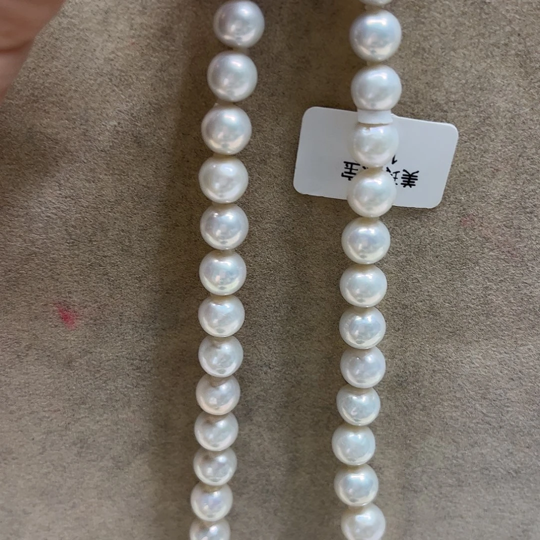 淡水珍珠银S925镶嵌颈饰