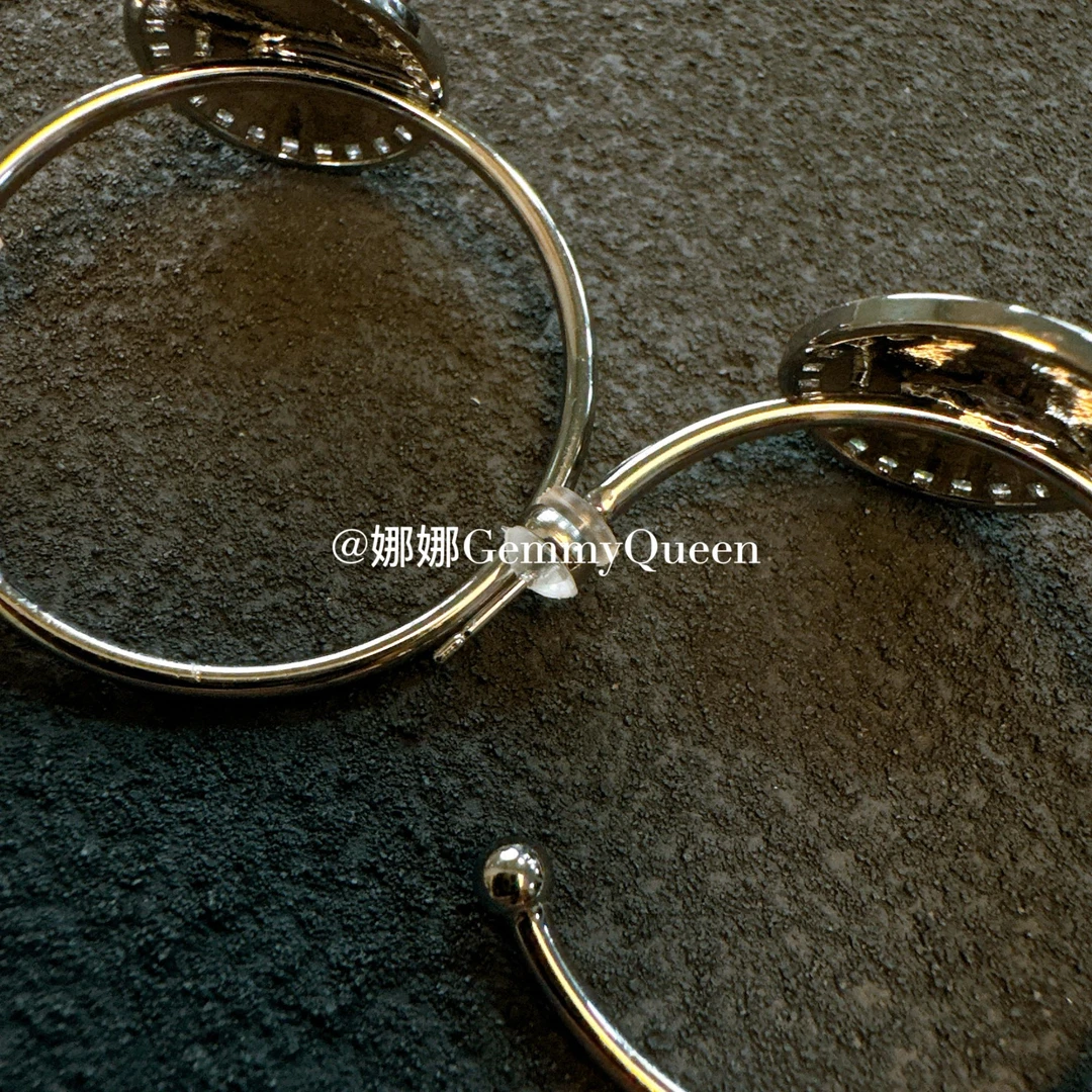 铜合金合成锆石耳饰 娜娜GemmyQueen耳环GQ09684