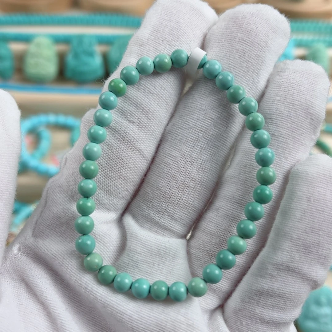 未镶嵌绿松石尺寸4.7mm