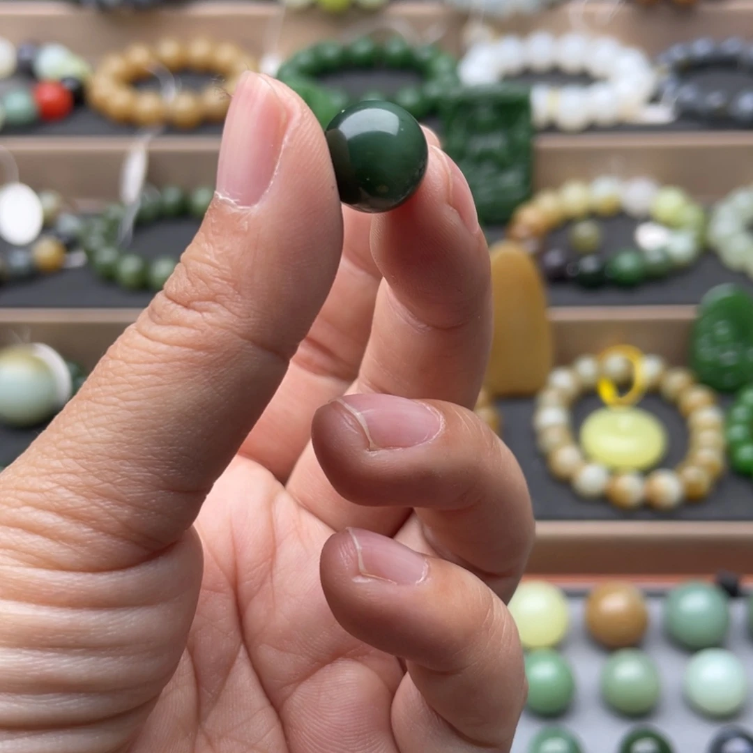 和田玉未镶嵌手链12碧玉猫眼