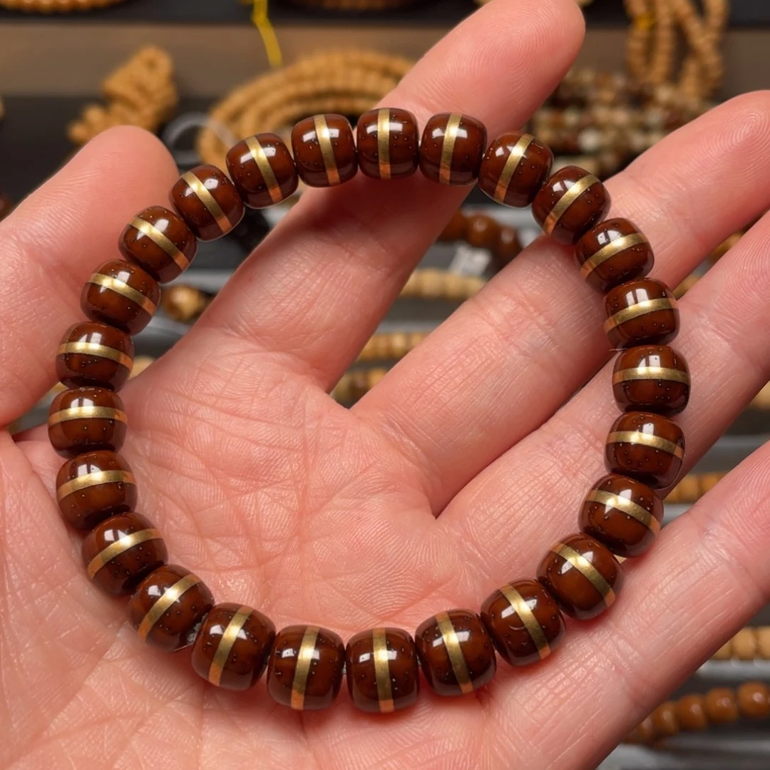 紫金鼠吊坠9.6×8.7一线天，单圈，紫金鼠手串