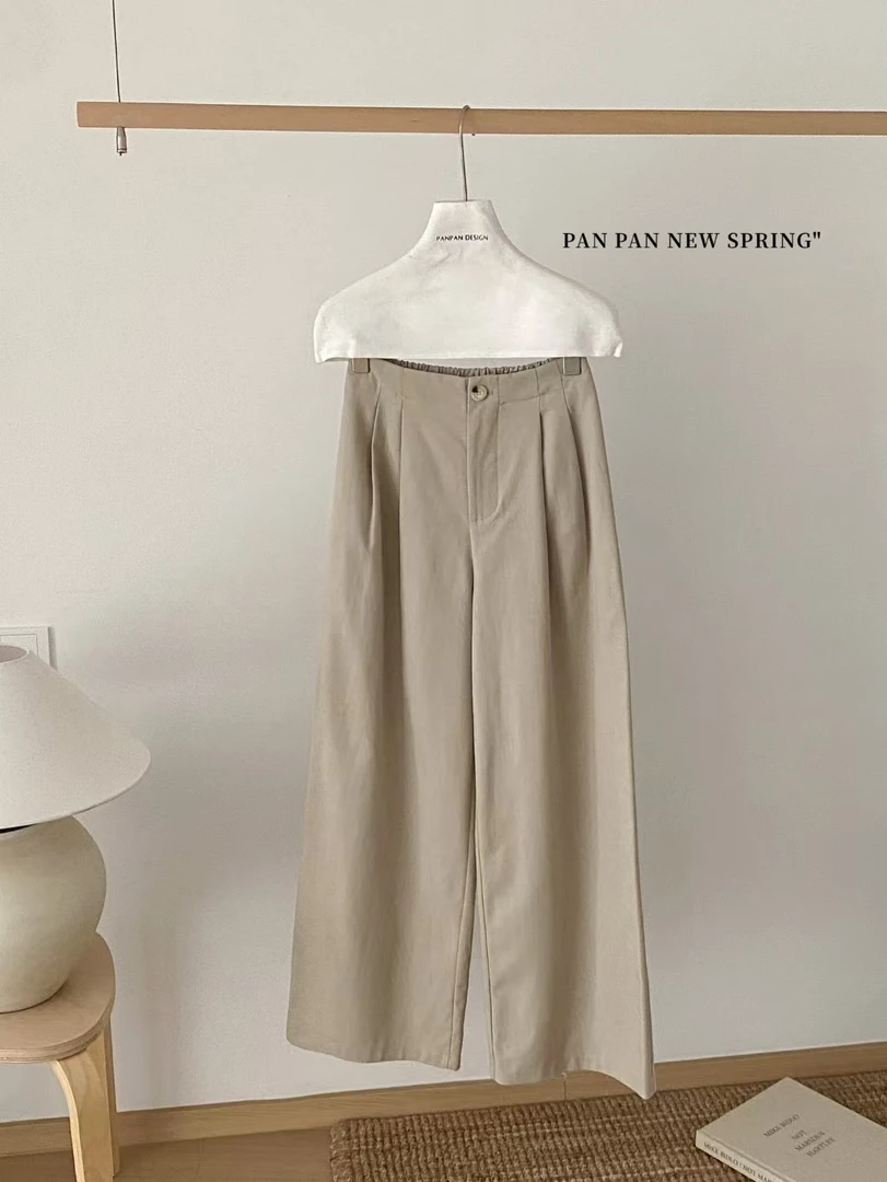 5052  韩系简约百搭休闲裤 pan（裤长100）