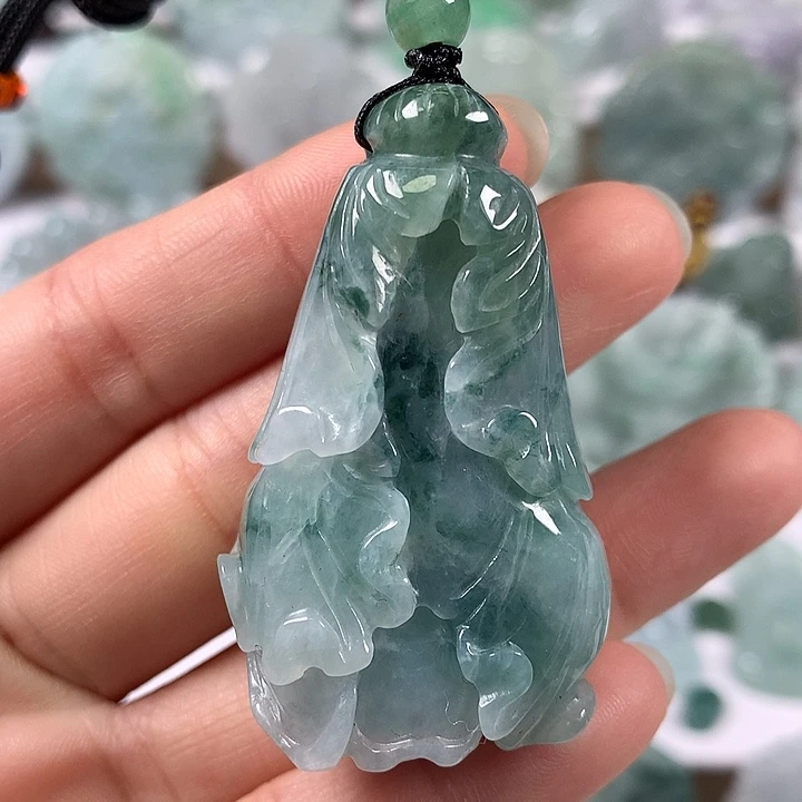 翡翠未镶嵌颈饰百财卡厚装16+